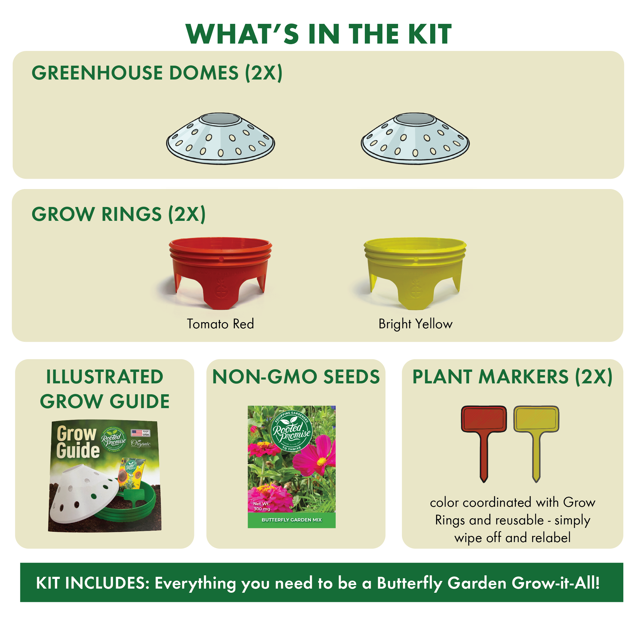 Kids Outdoor Butterfly Garden Kit