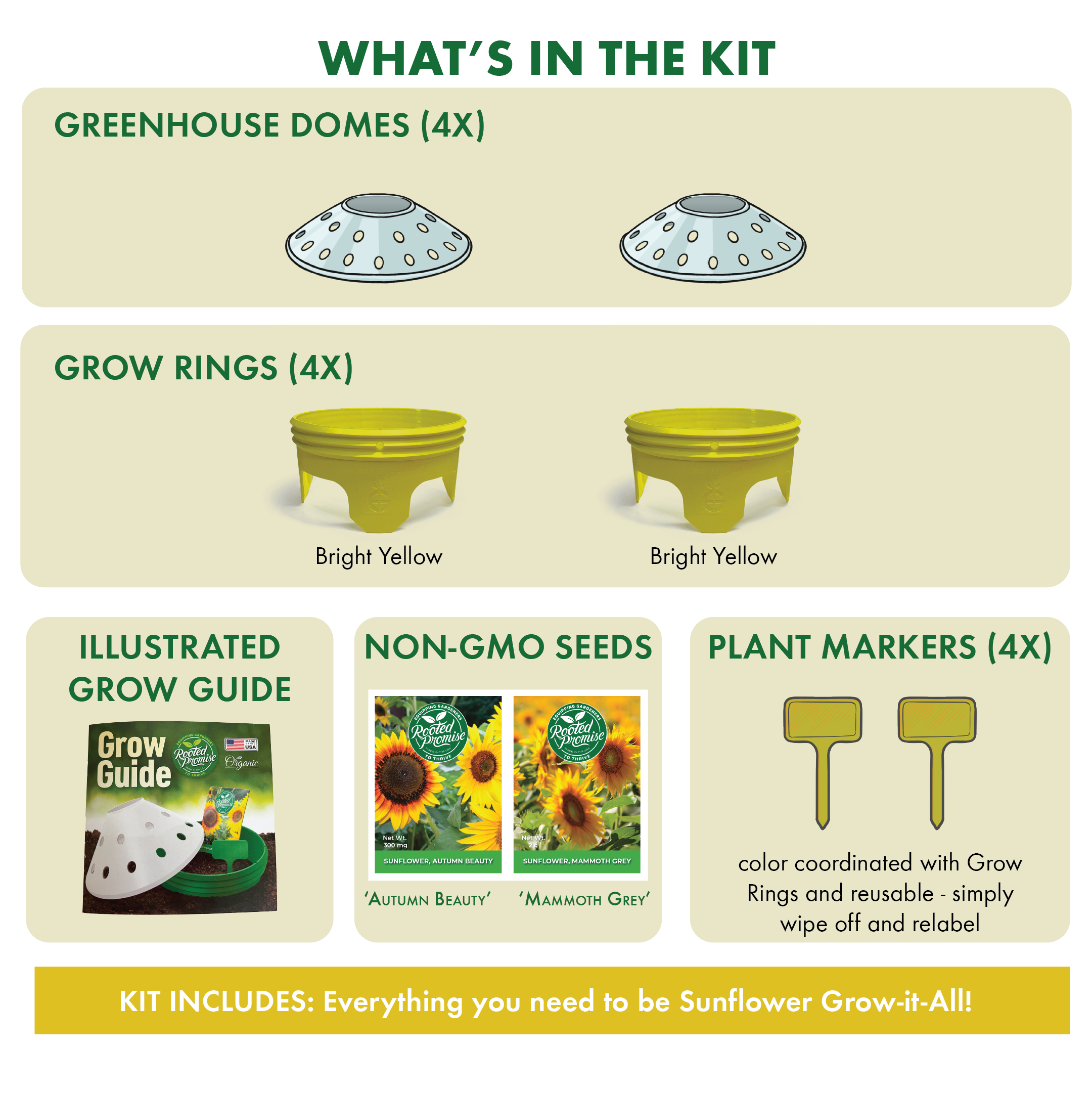 Kids Outdoor Sunflower Garden Kit