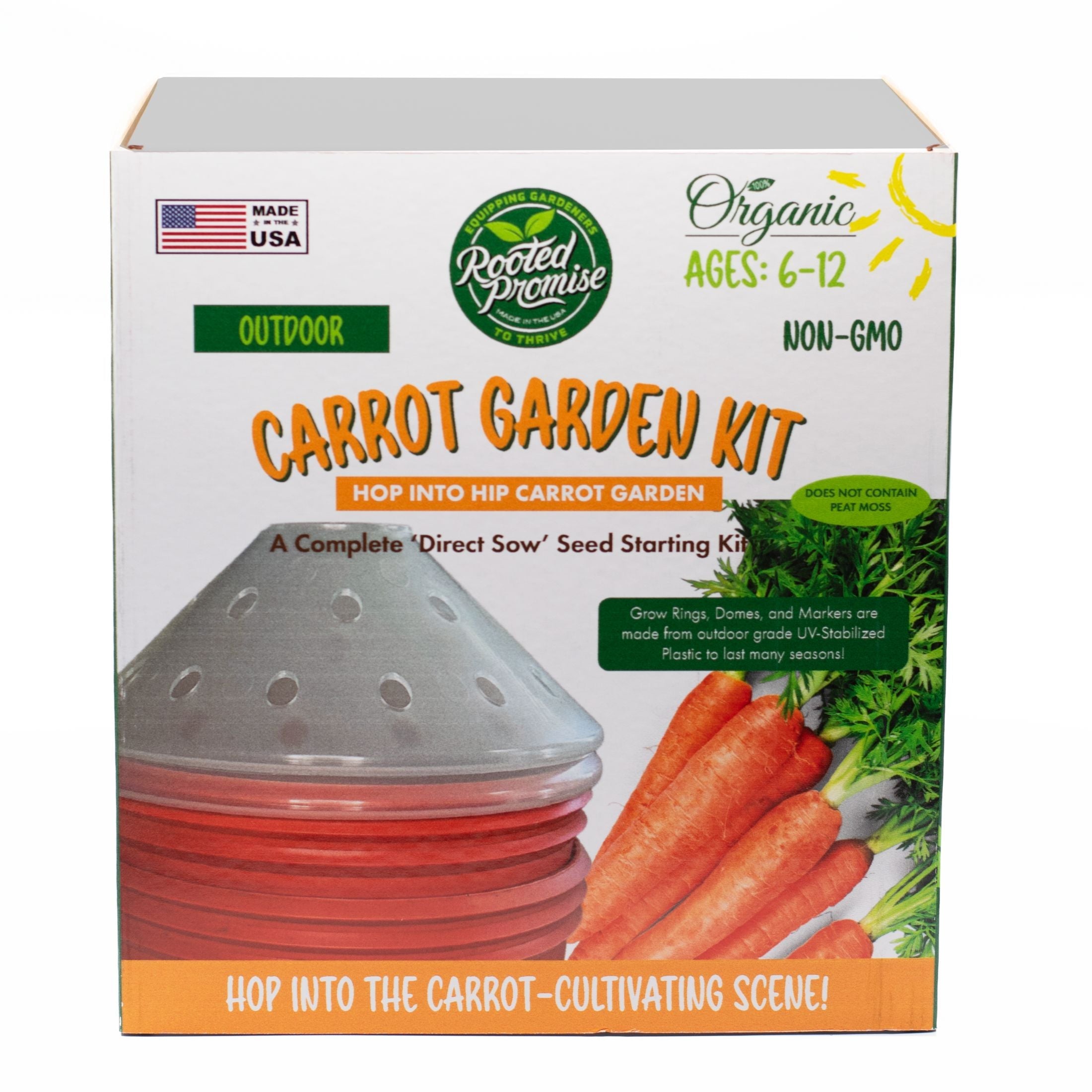 Kids Outdoor Carrot Garden Kit