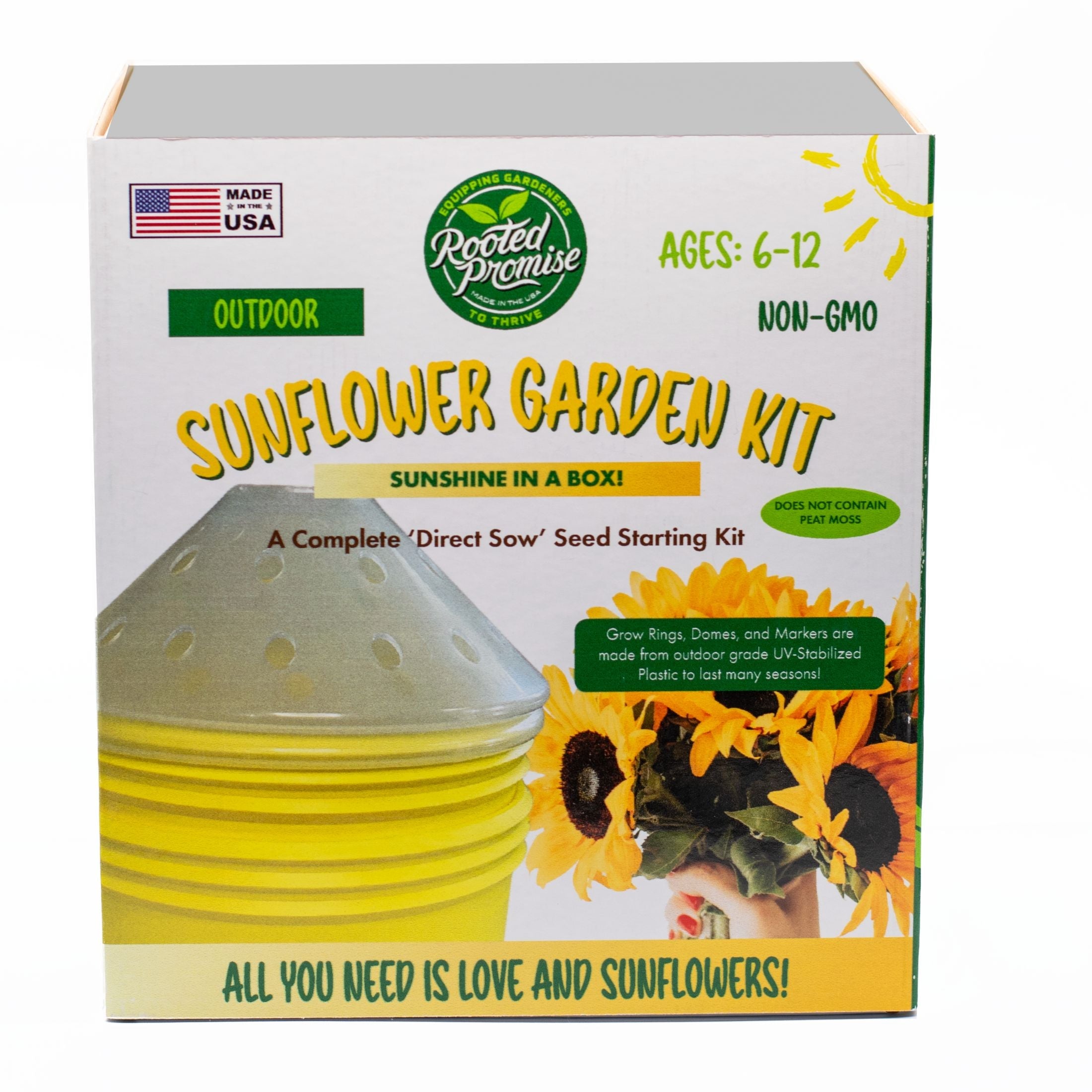 Kids Outdoor Sunflower Garden Kit – Rooted Promise